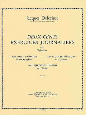 Illustration de 200 Exercices Journaliers pour xylophone - Vol. 1