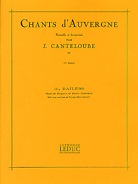 Illustration canteloube bailero (chants d'auvergne)