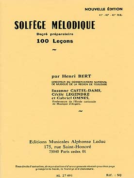 Illustration de Solfège mélodique 100 leçons