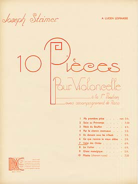 Illustration de 10 Pièces faciles N° 7 : valse des ondes