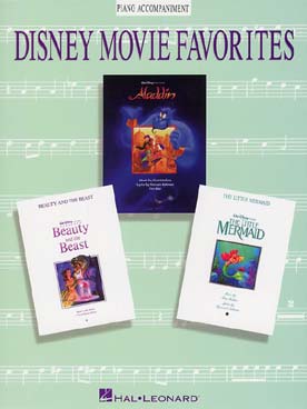 Illustration disney movie favorites piano acc.