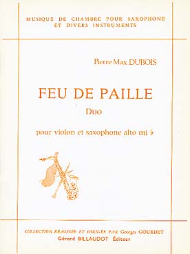 Illustration dubois feu de paille violon/saxophone