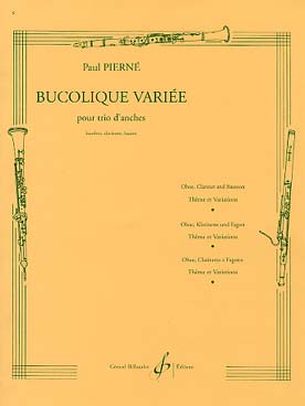 Illustration de Bucolique variée pour hautbois, clarinette et basson