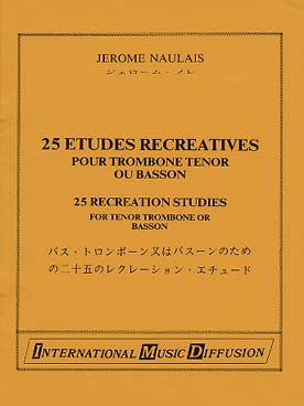 Illustration de 25 Études Récréatives pour trombone ténor ou basson