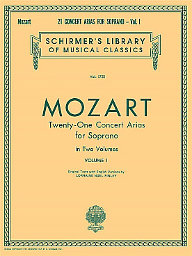 Illustration mozart airs de concert pour soprano v. 1