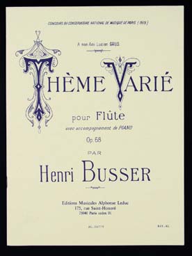 Illustration de Thème varié op. 68