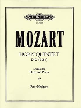 Illustration mozart quintette pour cor kv 407
