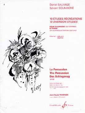 Illustration de 10 Études récréations xylophone et piano - Vol. 1 : débutant