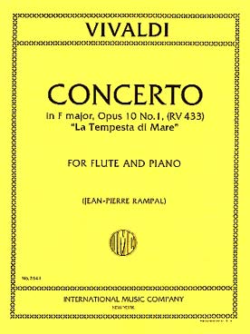Illustration de Concerto en fa M "La Tempesta di mare" (tr. Rampal)