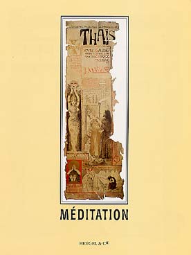 Illustration de Méditation de Thaïs - éd. Heugel