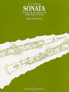 Illustration de Sonate d'après le quatuor K 370 pour hautbois et cordes