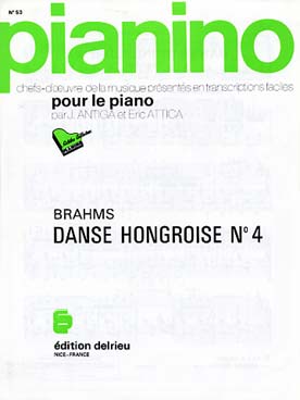 Illustration de Danse hongroise N° 4, tr. facile Pianino