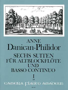 Illustration de 2e Livre de pièces pour flûte à bec alto et basse continue - Vol. 1 : Suites 1 à 3