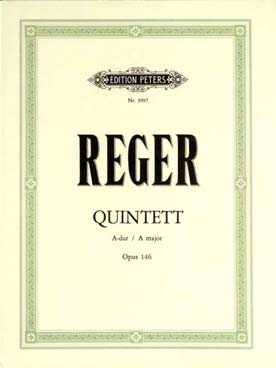 Illustration reger quintette op. 146 cl/2vl/alto/vlc