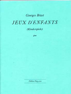 Illustration bizet jeux d'enfants op. 22