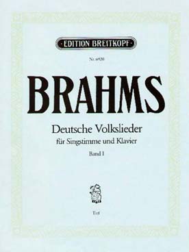 Illustration brahms deutsche volkslieder vol. 1 basse