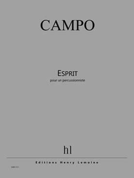 Illustration campo esprit pour un percussionniste