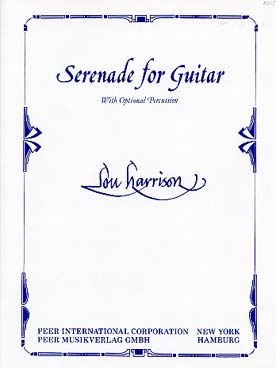 Illustration de Sérénade pour guitare avec percussion optionnelle