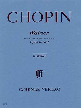 Illustration chopin valse op. 34 n° 2 en la min