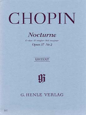 Illustration chopin nocturne  op. 37/2 en sol maj