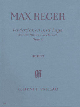 Illustration de Variation et fugue op. 81 sur un thème de JS Bach