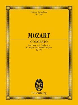 Illustration de Concerto pour cor N° 4 K 495 en mi b M