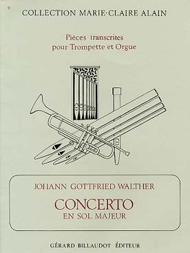 Illustration de Concerto en sol M pour trompette & orgue