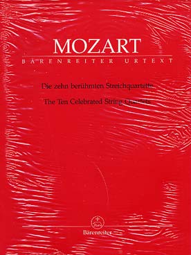 Illustration mozart die 10 beruhmten streichquartette