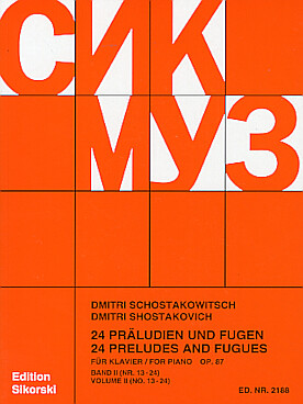Illustration chostakovitch preludes&fugues op. 87 vl2