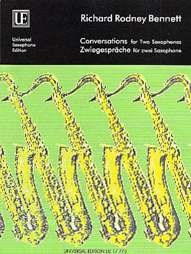Illustration de Conversations pour saxophone soprano,  alto ou ténor