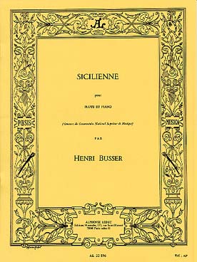 Illustration busser sicilienne op. 60