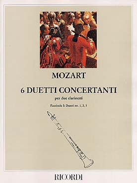 Illustration mozart duos concertants (6) vol. 1