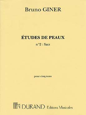 Illustration de Études de peaux - N° 2 : Satz (5 toms)