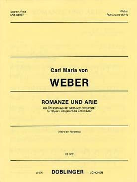 Illustration de Romance et Arie extrait de Freischütz pour soprano, viola, piano