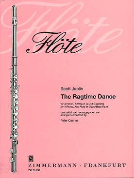 Illustration de The Ragtime dance, tr. Castine pour 6 flûtes dont 1 en sol et 1 basse