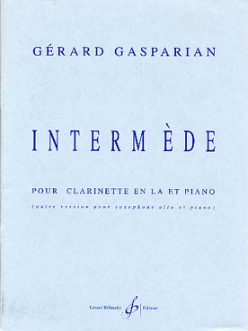 Illustration gasparian intermede clarinette en la