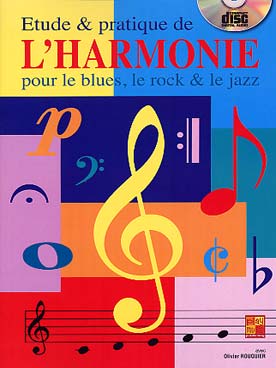 Illustration de Etude et pratique de l'harmonie pour le blues, le rock et le jazz avec CD