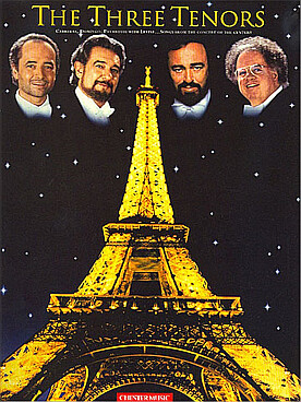 Illustration de Les trois ténors Airs interprétés par Carreras, Domingo et Pavarotti lors du concert de Paris