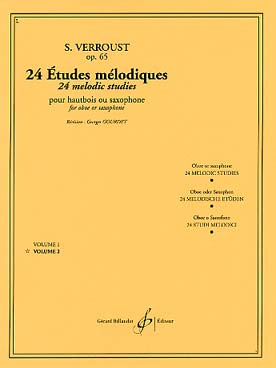Illustration verroust etudes melodiques (24) vol. 2