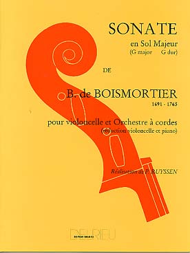 Illustration boismortier sonate en sol maj