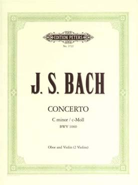 Illustration bach js concerto en do maj bwv 1060