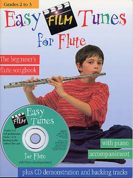 Illustration de EASY FILM TUNES : arr. faciles de S. Duro, avec acc. piano + CD play-along