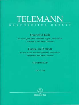 Illustration telemann quatuor en re min