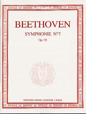 Illustration beethoven symphonie 7 op. 92 en la maj