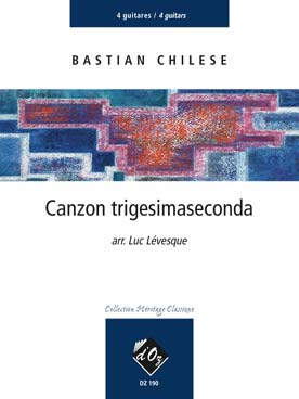 Illustration de Canzon trigesimaseconda pour orchestre de guitares (guitares 1 à 8)