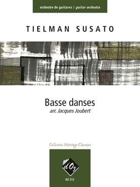 Illustration de Basse danses, tr. Joubert pour orchestre de guitares (guitares 1 à 5, guitare contrebasse)