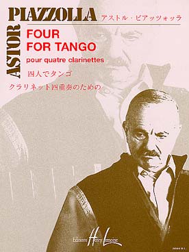 Illustration piazzolla four for tango (4 clarinettes)