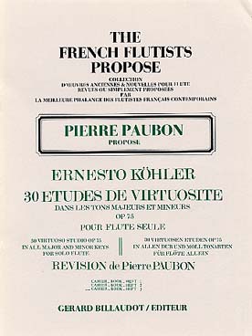 Illustration de 30 Études de virtuosité op. 75 dans les tons majeurs et mineurs édition Billaudot - Vol. 3