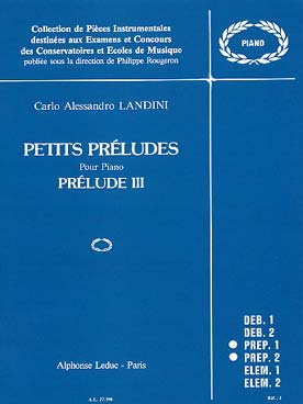 Illustration de Petits préludes - Prélude N° 3