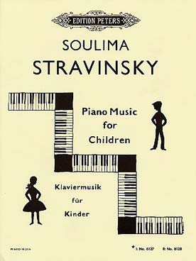 Illustration stravinsky (s) piano music children vl 1